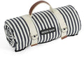 G Good Gain Waterproof Picnic Blanket Portable With Carry Strap For Beach Mat Or Family Outdoor Camping Party (Navy Blue)