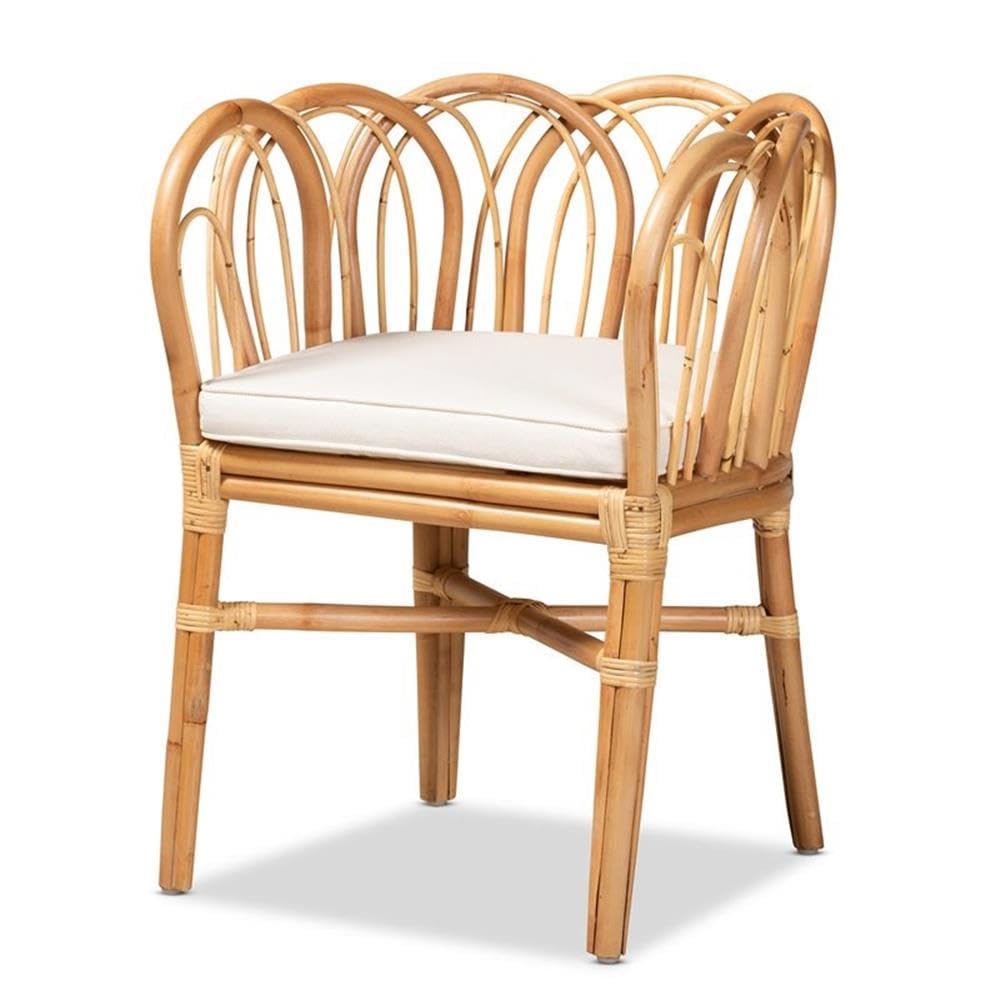 Baxton Studio Melody Modern and Contemporary Natural Finished Dining Chair