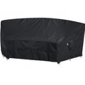 Upgraded Curved Patio Furniture Covers, Waterproof Outdoor Sectional Cover, 600D Pu Outdoor Furniture Sofa Covers 96'(65') Hal