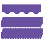 Ultra Purple Scalloped Border Trim, 35 Feet Per Pack, 6 Packs