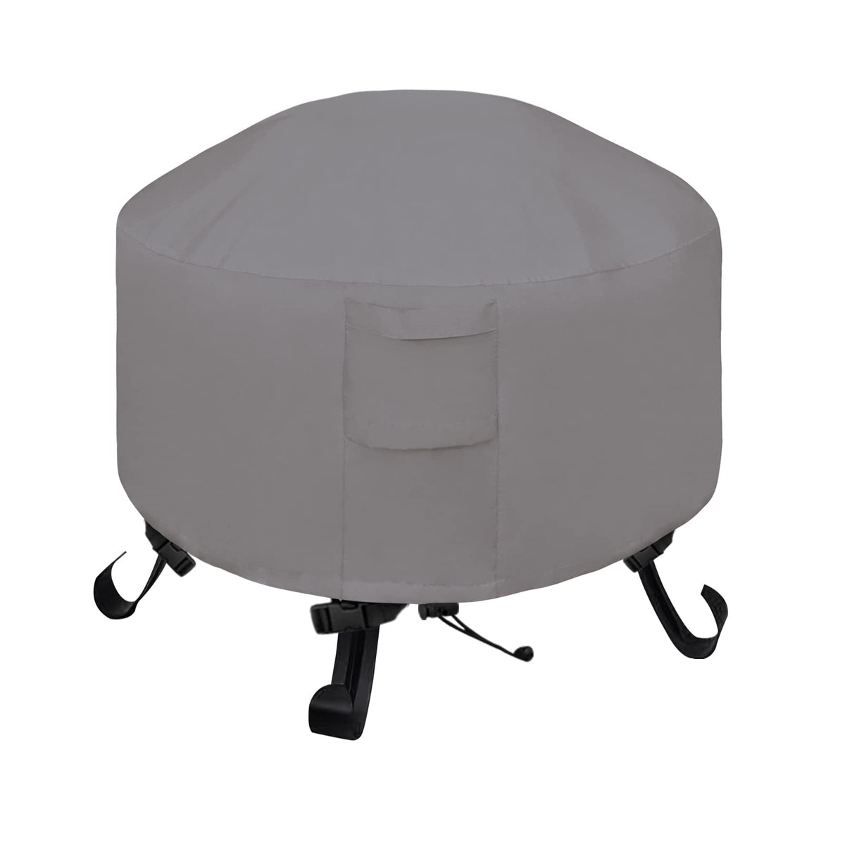 Easy-Going Outdoor Fire Pit Cover Round 44'Dx20'H, Durable Outdoor Gas Firepit Cover, Waterproof And Weatherproof Cover For Fi