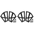 4Pcs/Set Home Furniture Shoes Drawer Cabinet Hinge Flip Plate Frame Turning Rack Accessory Replacement Fittings Stainless Steel 