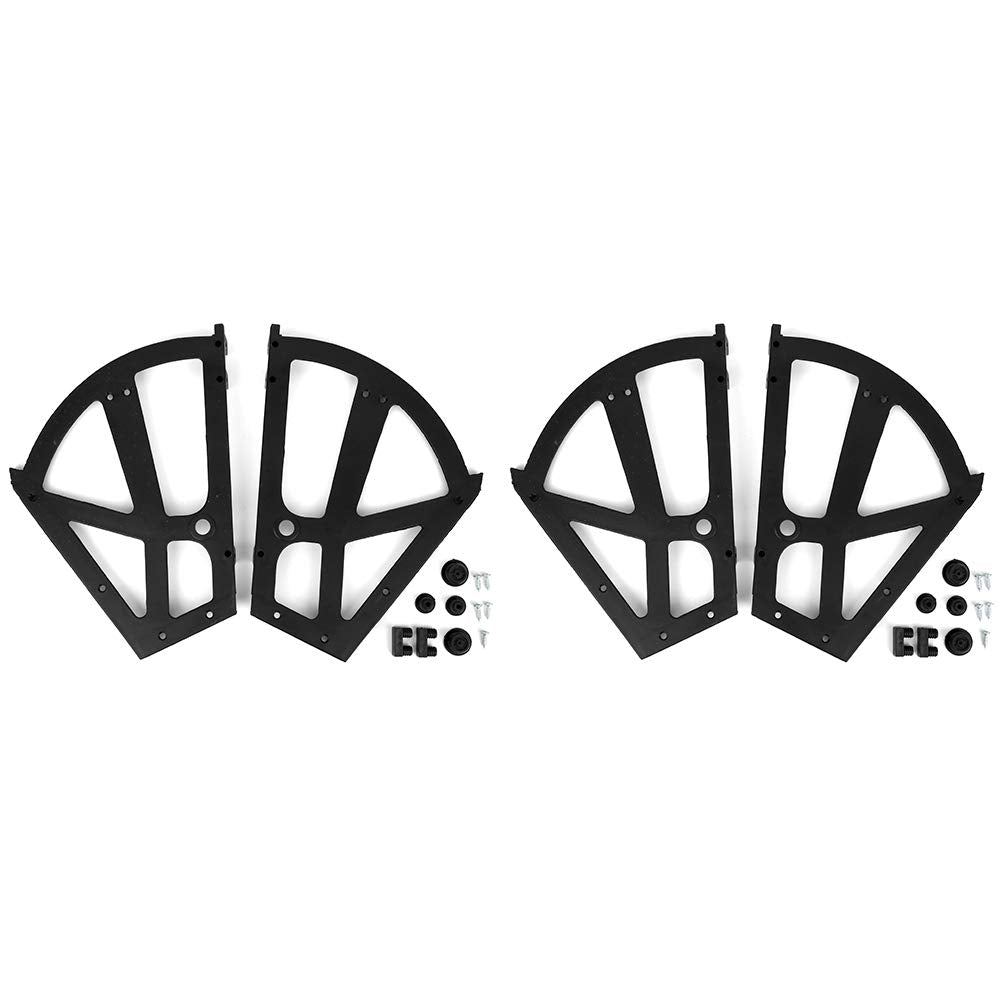 4Pcs/Set Home Furniture Shoes Drawer Cabinet Hinge Flip Plate Frame Turning Rack Accessory Replacement Fittings Stainless Steel 