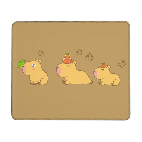 02 Capybara Stuff,Capybara Gifts,Capybara Mouse Pad,Cute Mouse pad,Brown Mouse pad,Small Mouse Pad,8.3 * 10.3 Inches