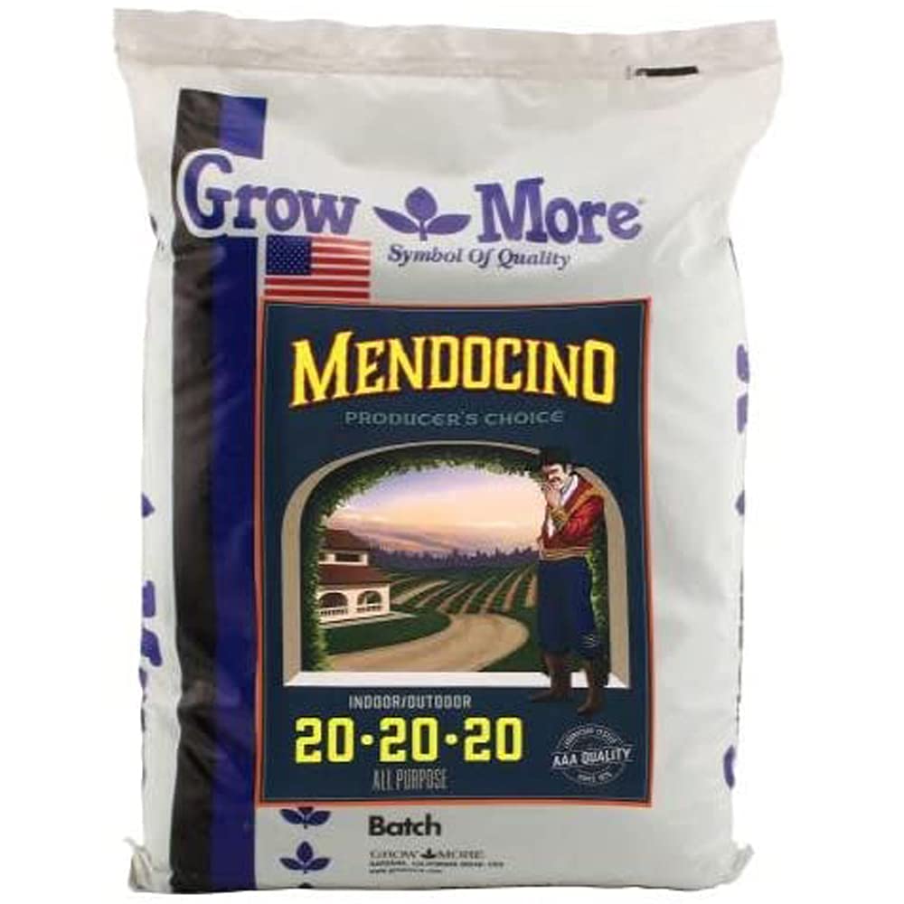 Grow More Gr58141 Mendo Water Soluble Garden And Greenhouse Plant Fertilizer For Soil Application, Foliar Spray, And Drip Irriga