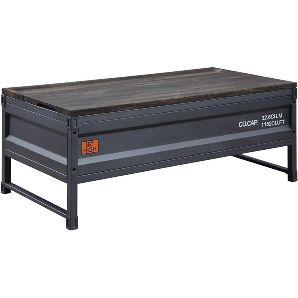 Acme Cargo Metal Coffee Table - Thumbnail 2