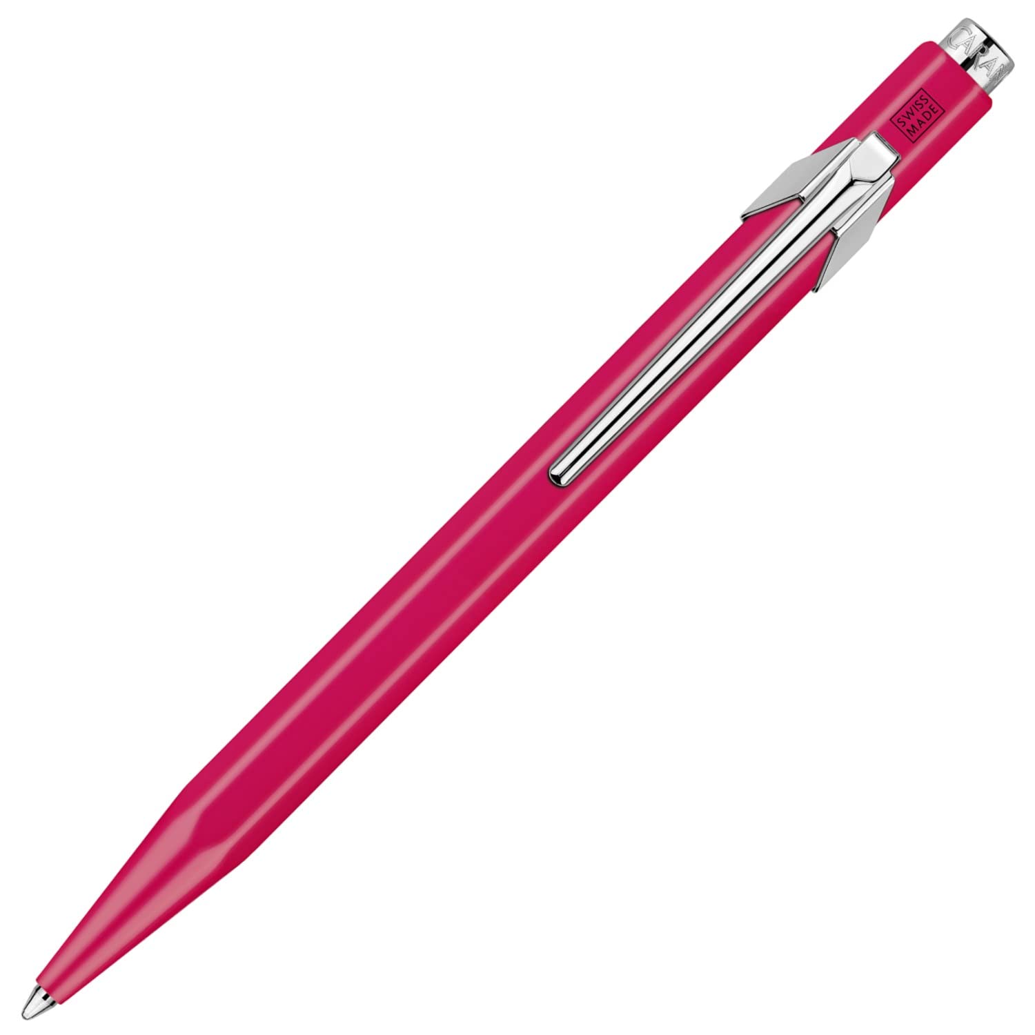 Caran D'Ache 849 Pop Line Fluo Purple Ballpoint Pen With Metal Box (849.590)
