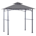Mastercanopy Grill Gazebo Replacement Canopy For Model L-Gg001Pst-F (Gray)