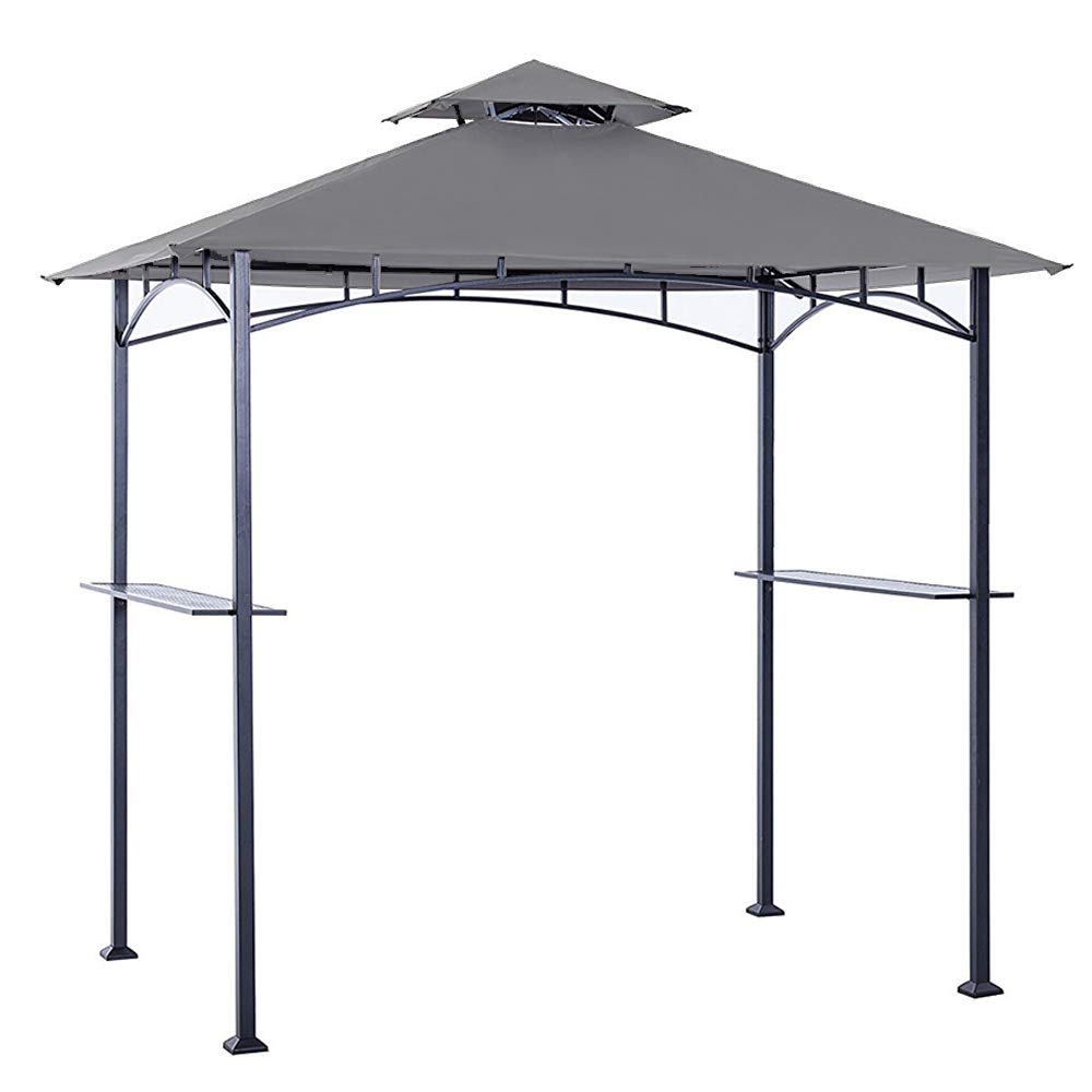 Mastercanopy Grill Gazebo Replacement Canopy For Model L-Gg001Pst-F (Gray)