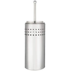 Blue Donuts Toilet Brush And Plunger Set With Holder, Modern Chrome Bathroom Accessories Toilet Plunger And Toilet Bowl Brush Co