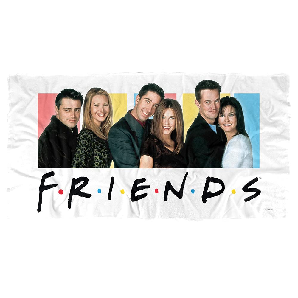 LOGOVISION Friends Its All About Friends Officially Licensed Beach Towel 30 X 60