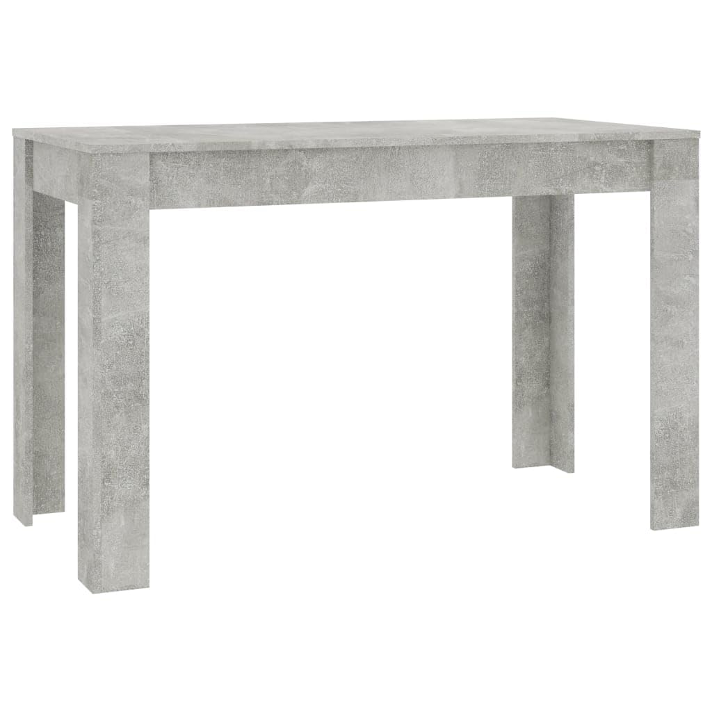 vidaXL Dining Table Concrete Gray 47.2&quot;x23.6&quot;x29.9&quot; Chipboard