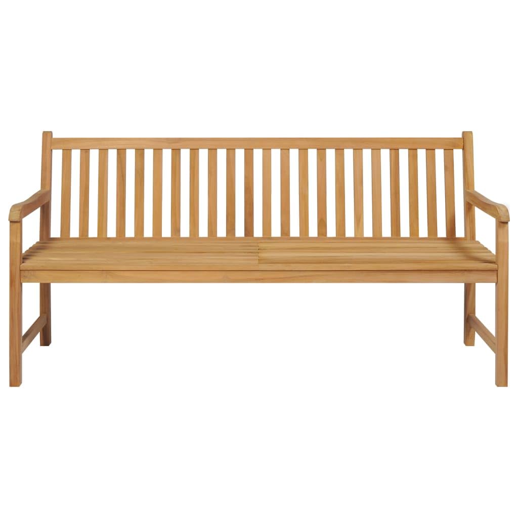 Patio Bench 68.9&quot; Solid Teak Wood