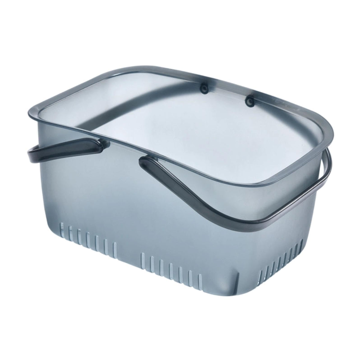 HEAVENGLOW Shower Basket with Handles Space Saving Shower Tote for Dorm Bedroom Kitchen Blue