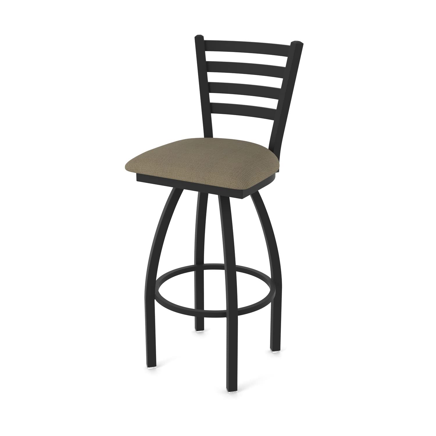 410 Jackie 25 Swivel Counter Stool with Black Wrinkle Finish and Graph Cork Seat