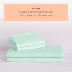 Peachskinsheets Mint Julep Sheet Set - 1500Tc Level Of Softness - Extra Soft Cooling Sheets For Hot Sleepers And Night Sweats -