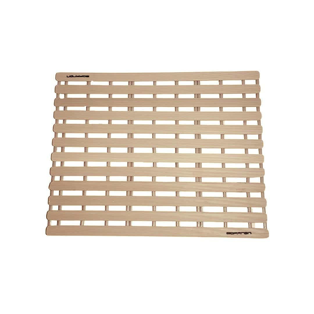 Saffron Dcor Anti Slip Shower Mat for Bathroom & Kitchen, Non Slip PVC Rubber Bath Mat, Anti Skid Floor & Toilet Mat (Peach, 24