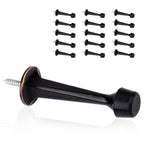 Kovosch 16 Pack Solid Rigid Door Stops - Heavy Duty Door Stoppers Wall Protector With Soft Rubber Tips, Oil Rubbed Bronze