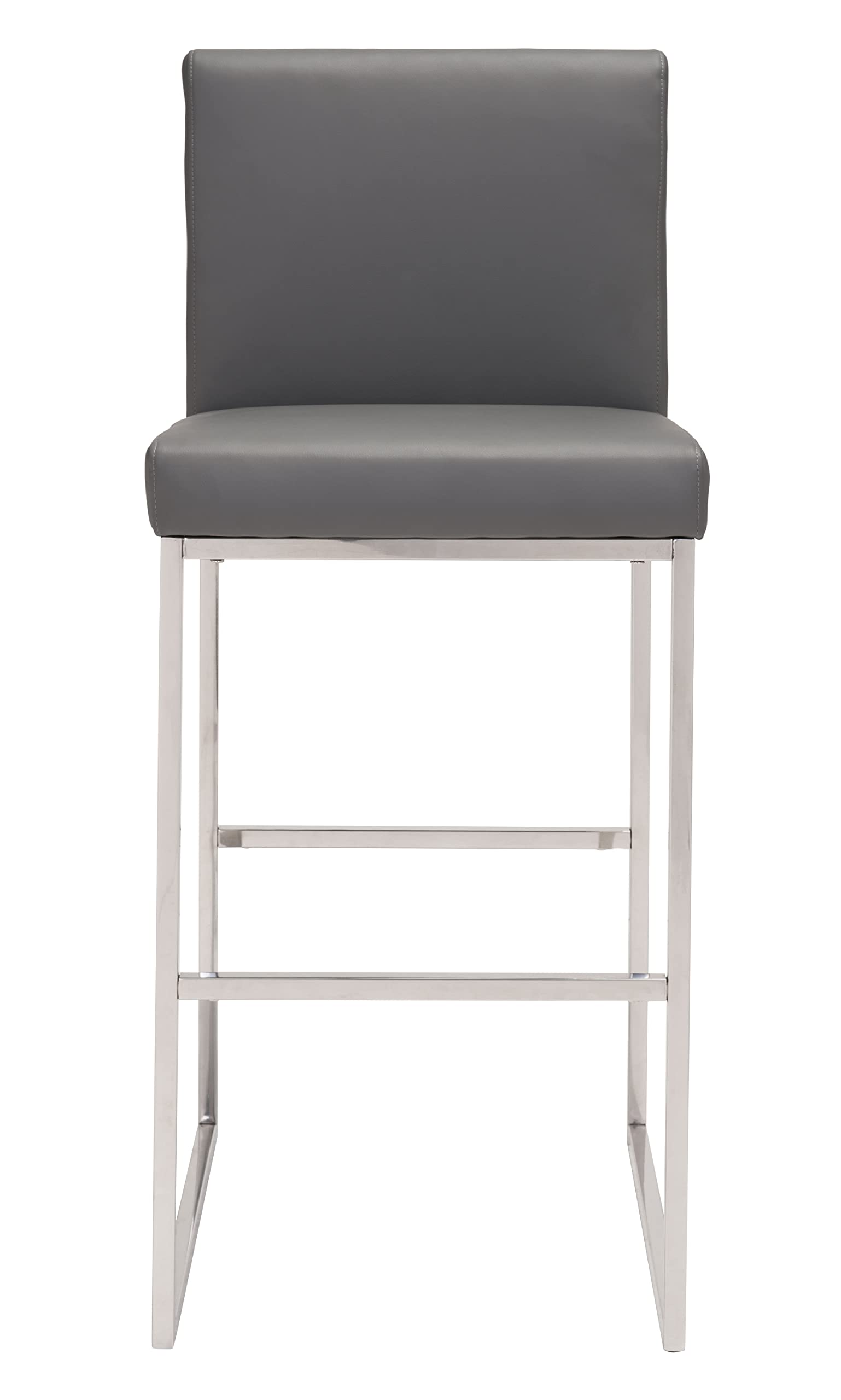Zuo Genoa Barstool Gray