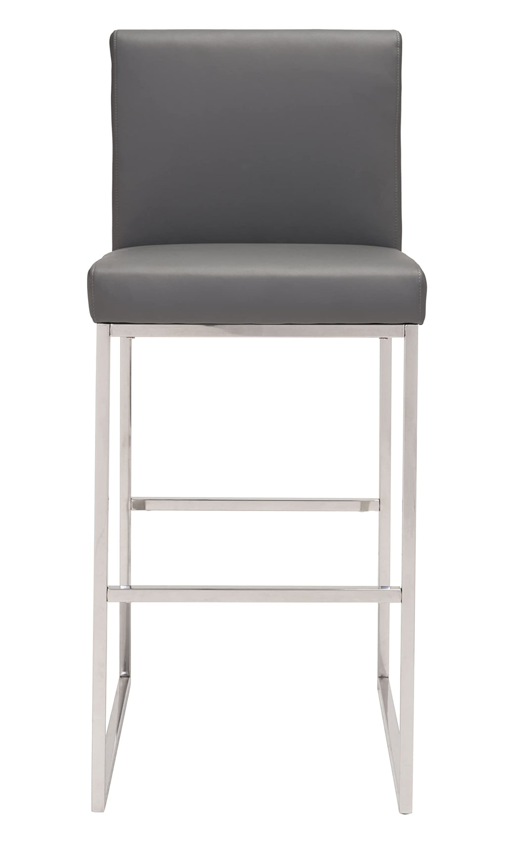 Zuo Genoa Barstool Gray