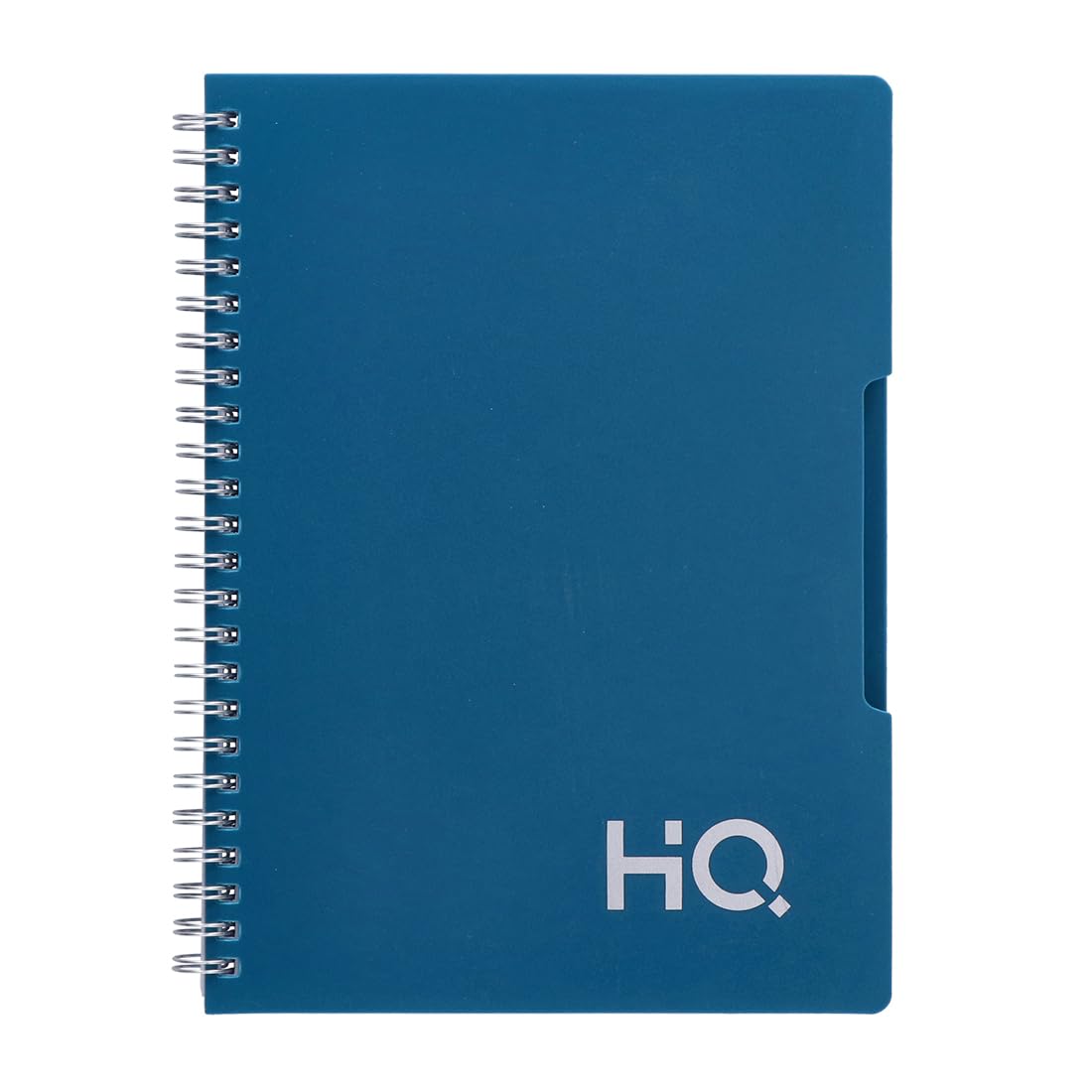 YOUVA Navneet Hq|Single Subject Book -Blue With Pp Cover|For Office And Personal Use|Wiro/Spiral Bound|Single Line|A5 Size -14.8