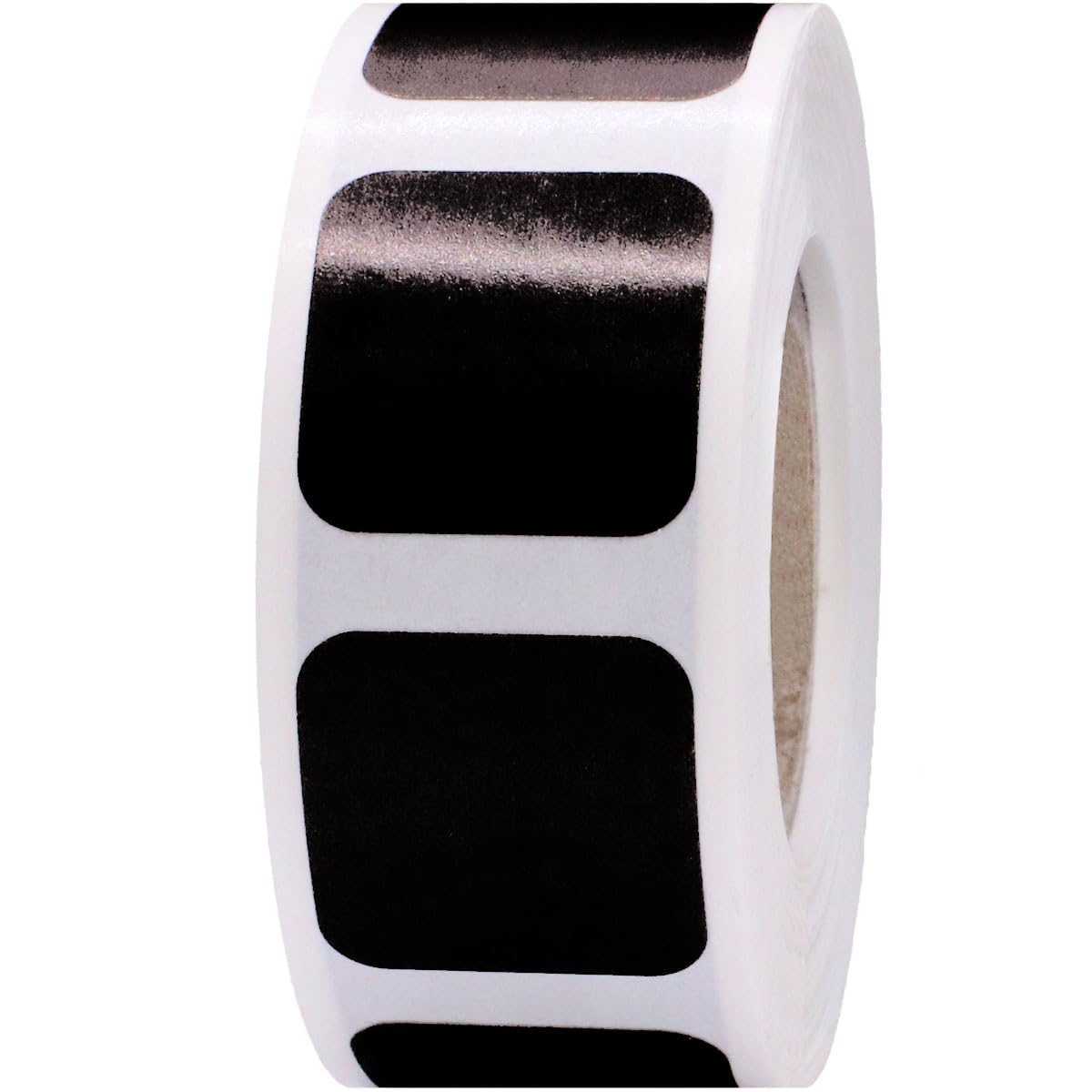 Black Square Color Coding Labels For Organizing Inventory 0.75 Inch Dots 500 Total Adhesive Stickers On A Roll