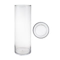 Mega Vases Cylinder Vase 6 Inch x 24 Inch, Decorative Clear Glass with Sturdy Base, Wedding Centerpieces, Flower Bouquets, Home 