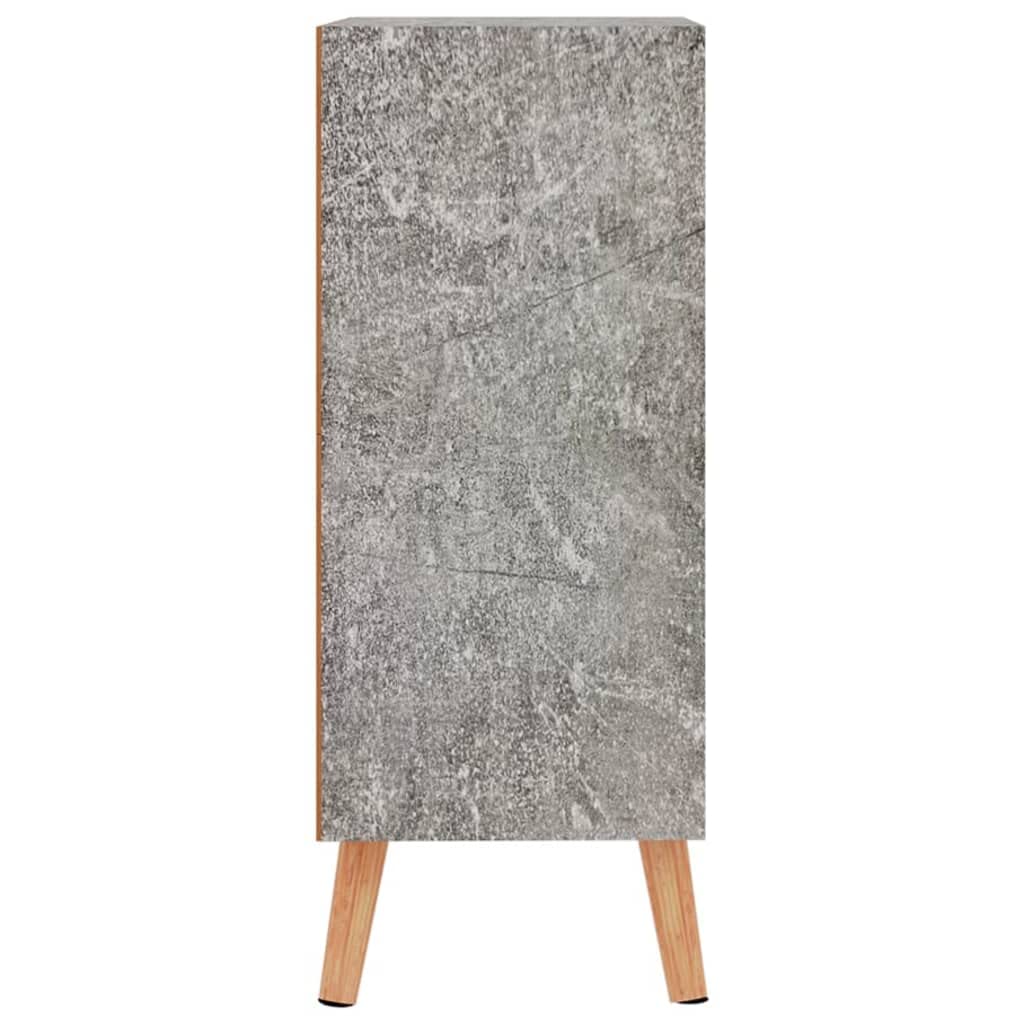 vidaXL Sideboard Concrete Gray 23.6&quot;x11.8&quot;x28.3&quot; Chipboard
