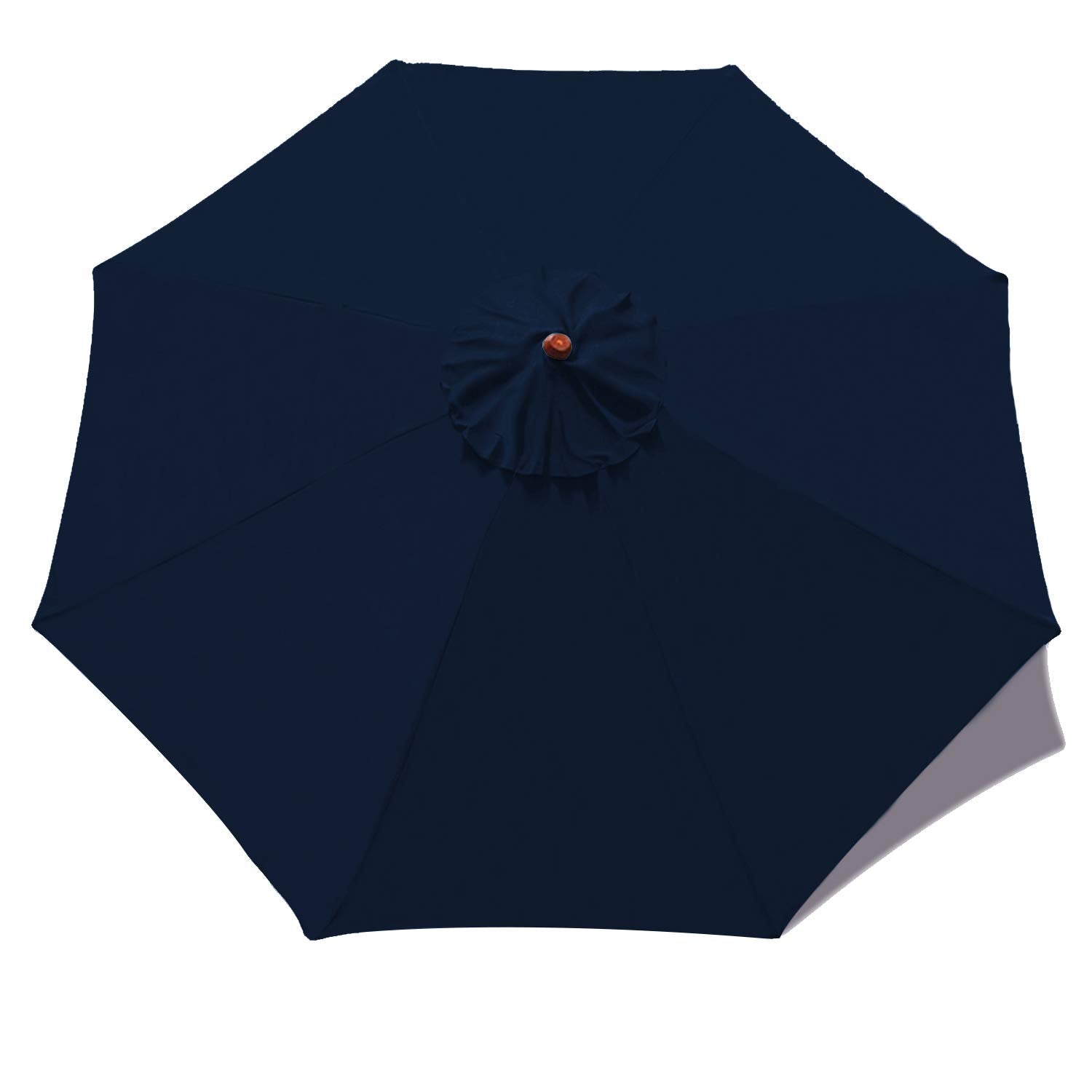 Mastercanopy Patio Umbrella 9 Ft Replacement Canopy For 8 Ribs-Navy Blue