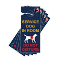 'Service Dog In Room - Do Not Disturb' - Door-Hanger Pack Of 5