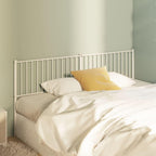 vidaXL Classic 76" Steel Headboard in Black - Robust Construction, Excellent Back Support, Easy to Assemble, Durable Powder Coated Finish