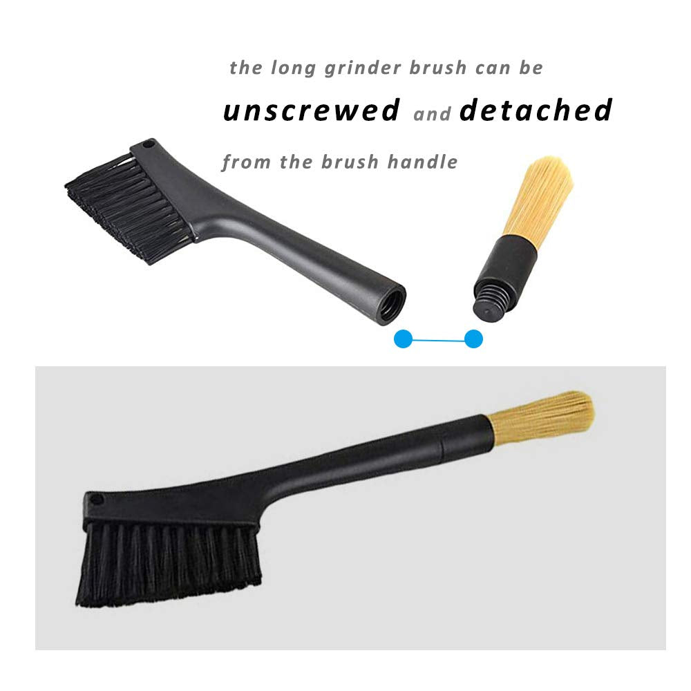 Bagtu Powder Cleaning Brush Tools,Coffee Bean Grinder Brush And Counter Sweep Brush