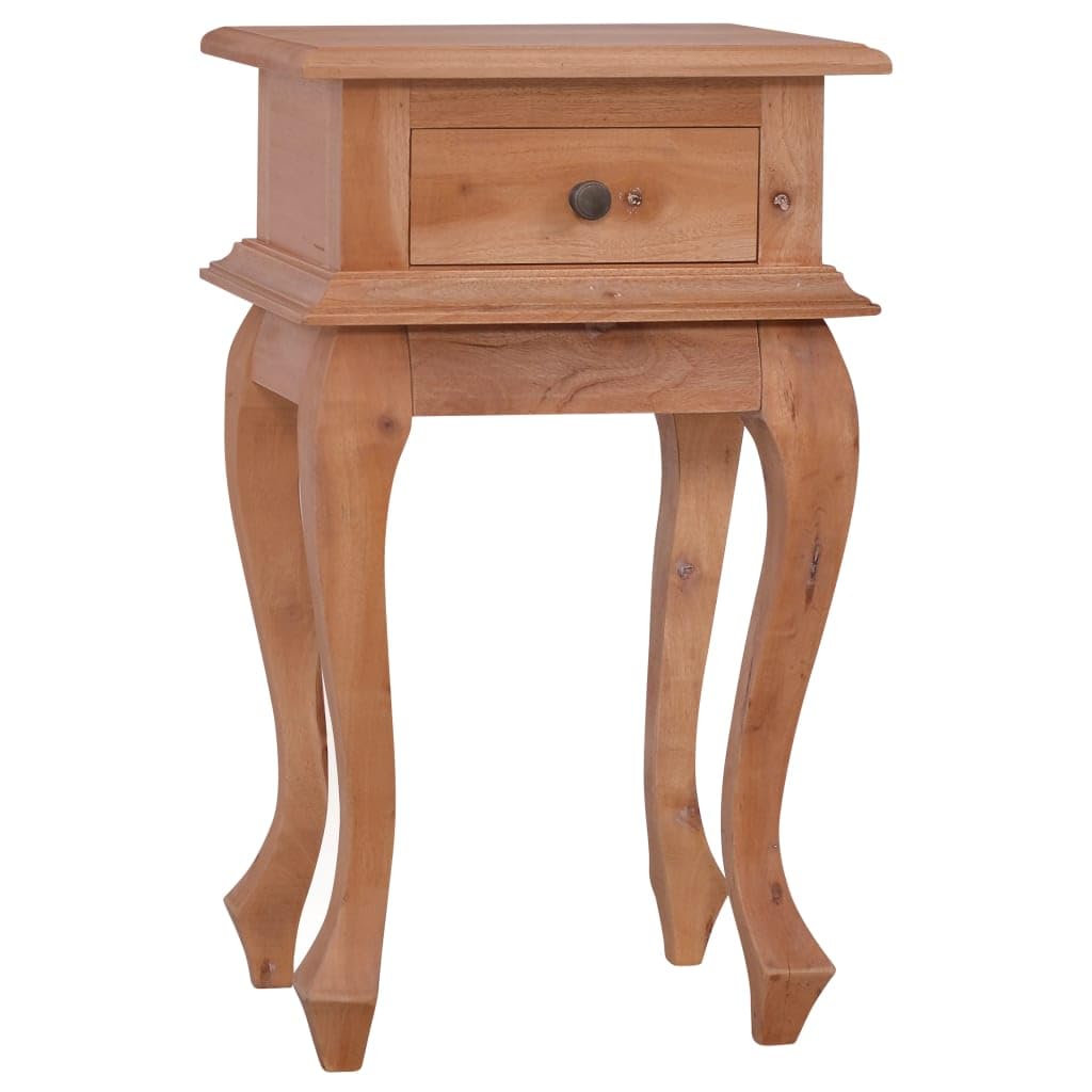 Bedside Table 13.8&quot;x11.8&quot;x23.6&quot; Solid Mahogany Wood