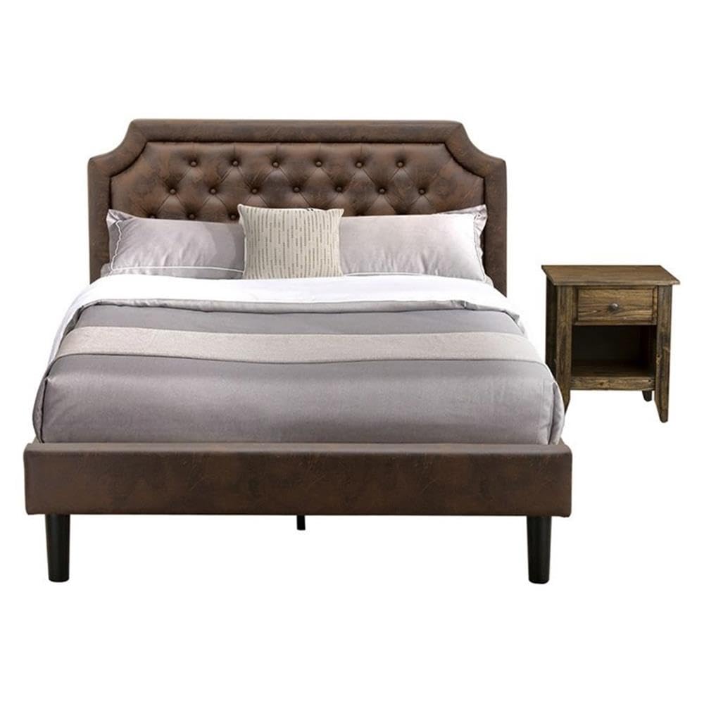 East West Furniture Granbury 2-Piece Bedroom Set