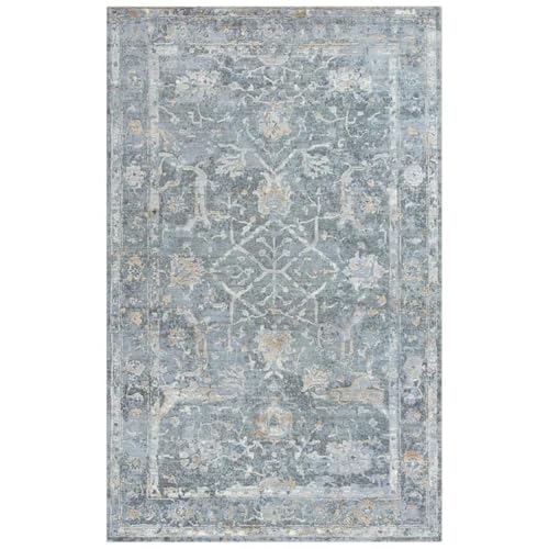 Rizzy Home Alora Decor Radiant 9' X 12' Classic Gray/Silver Hybrid Area Rug