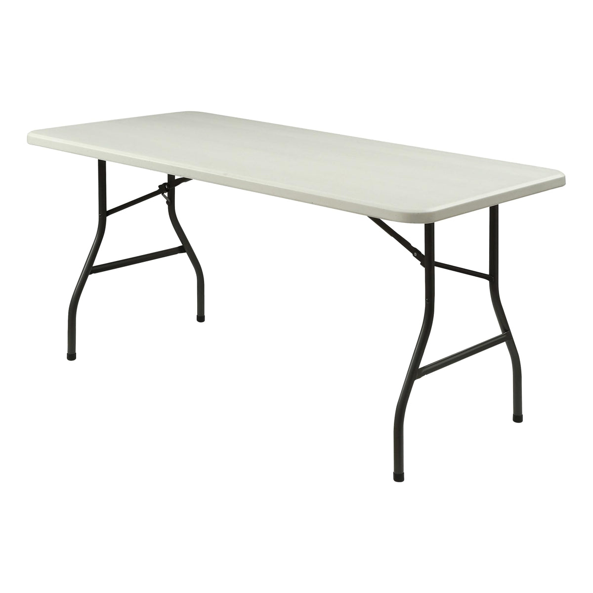 Lorell 12347 Ultra-Lite Folding Table, Platinum,Gray,Powder Coated