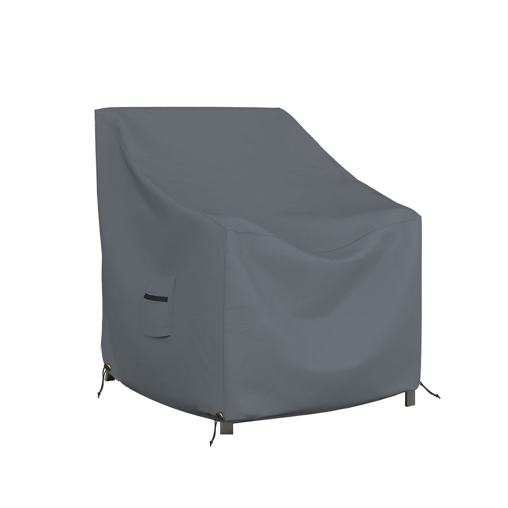 Covers & All Outdoor Chair Cover, 12 Oz Waterproof Uv & Weather Resistant Patio Furniture Sofa Cover For Outdoor Outside Seating Lawn Garden, With Air Vents & Drawstrings (36'L X 37'W X 36'H, Gray)