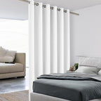 BONZER Room Divider Curtain Screen Partitions Total Privacy Wall Wide Blackout Curtains for Shared Room, 96L x 70W Inch (8L x 5.