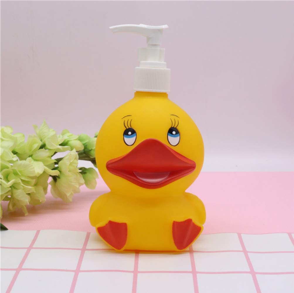 Hyever Deer Duck Cute Cartoon Animal Hand Soap Pump Lotion, Hand Soap, Shampoo, Shower Gel Dispenser, Suitable For Bathrooms, Ki