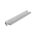 Brixwell QIL1002 Tie Rack, TAG Synergy Collection, 20 Hook, 14 1/8 With 3/4 extension slide, White White