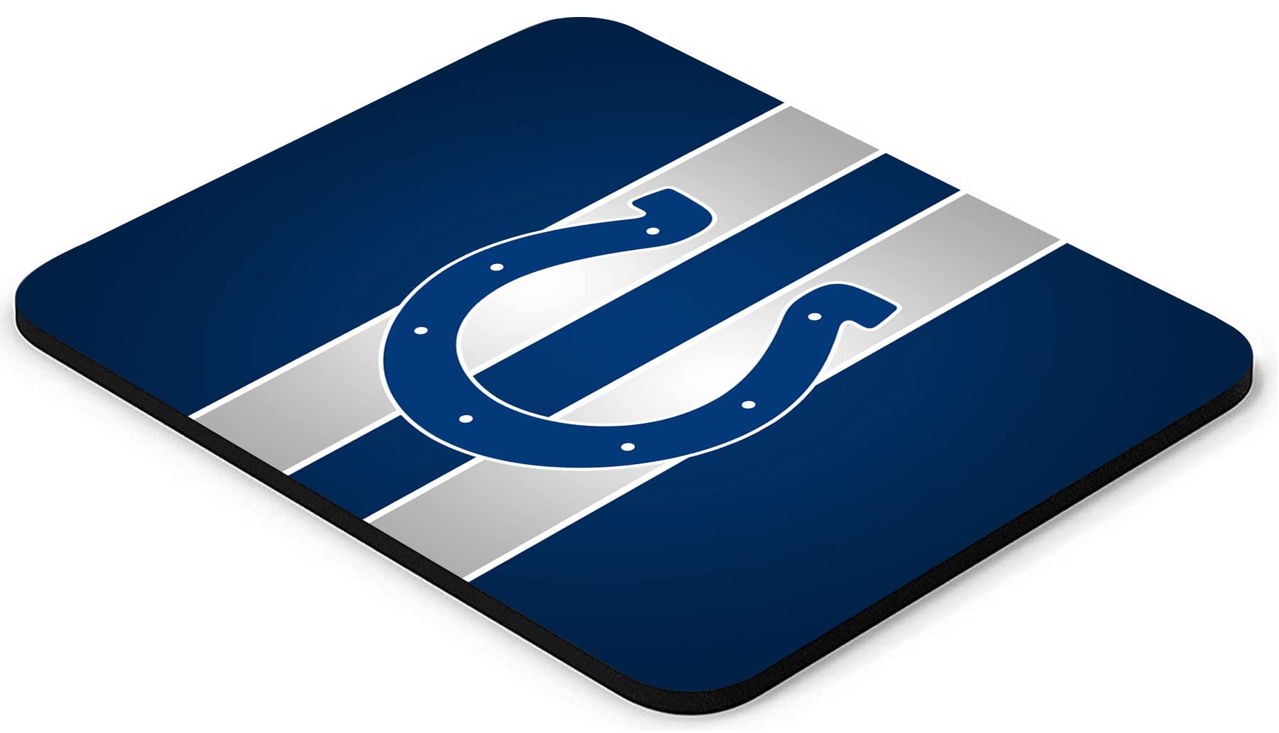 Gaming Mouse Pad, Sport Football Mousepad With Non-Slip Rubber Base For Laptop Computer Desktop Game Mat,Fans Gift White Stripe
