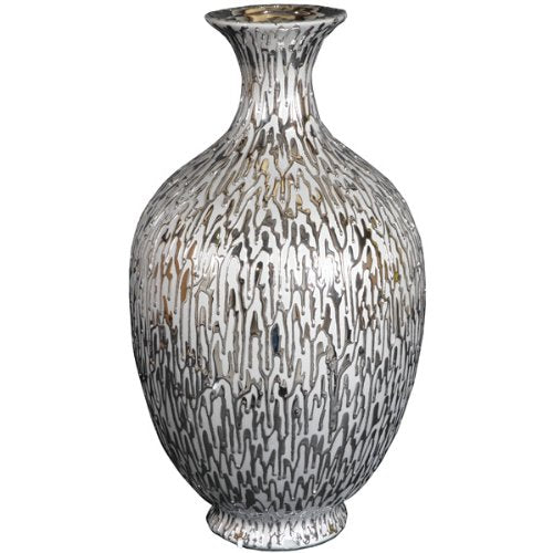 Timeless Reflections By Afd Home 10629283 Afd Home Silver Drizzle Vase