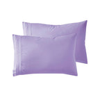 Nestl Lavender Pillow Cases Queen Size Set Of 2, Soft Queen Pillow Case, 1800 Microfiber Queen Pillow Cases 2, Pillowcases Queen, Envelope Closure Pillowcase, Pillow Covers Queen Size, 20X30 Inches