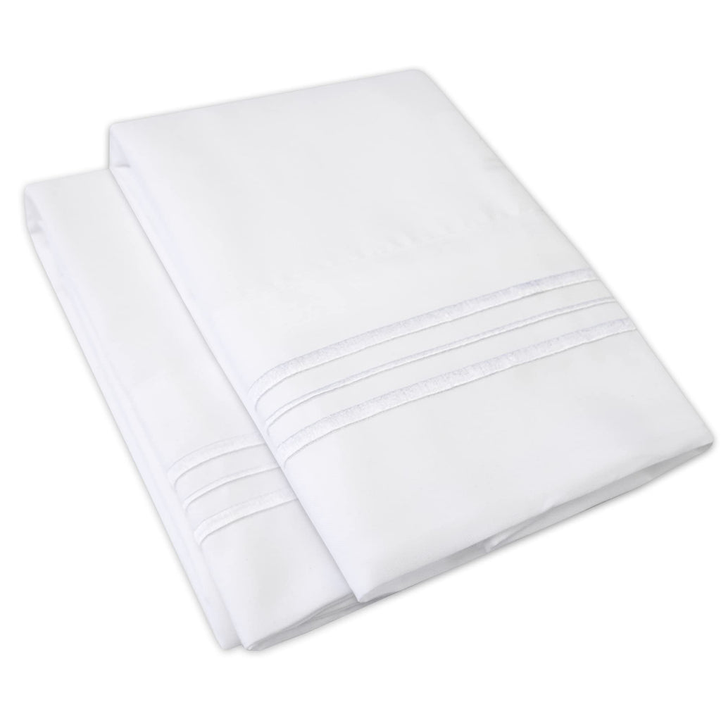 1500 Supreme Collection Pillowcase - Standard, 2 Count, White