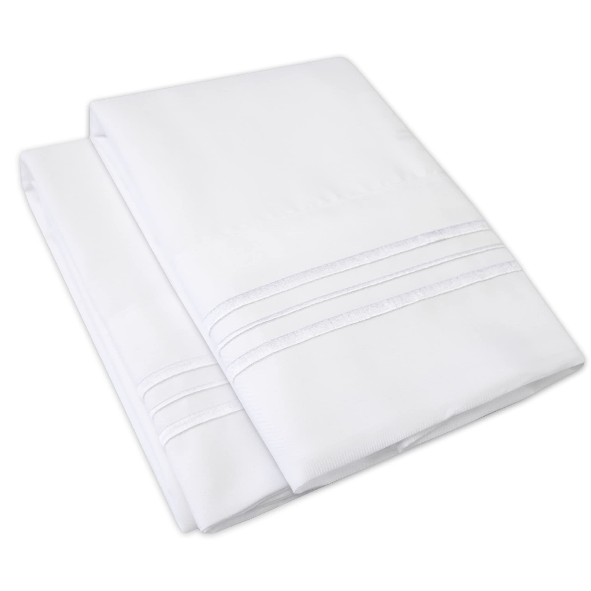 1500 Supreme Collection Pillowcase - Standard, 2 Count, White