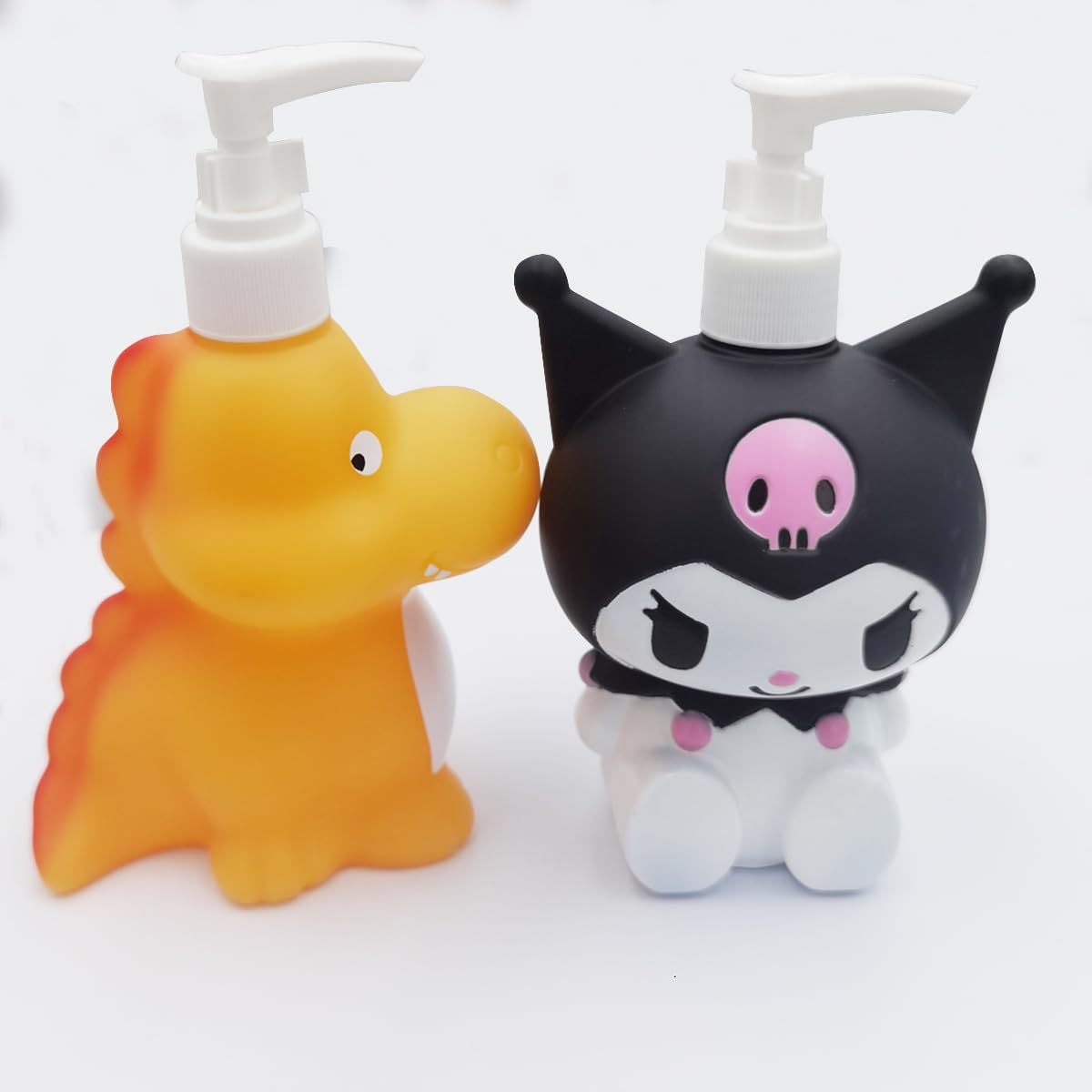 Hyever Dinosaur Panda Frog Cute Cartoon Animal Hand Soap Pump Lotion, Hand Soap, Shampoo, Shower Gel Dispenser, Suitable For Bat