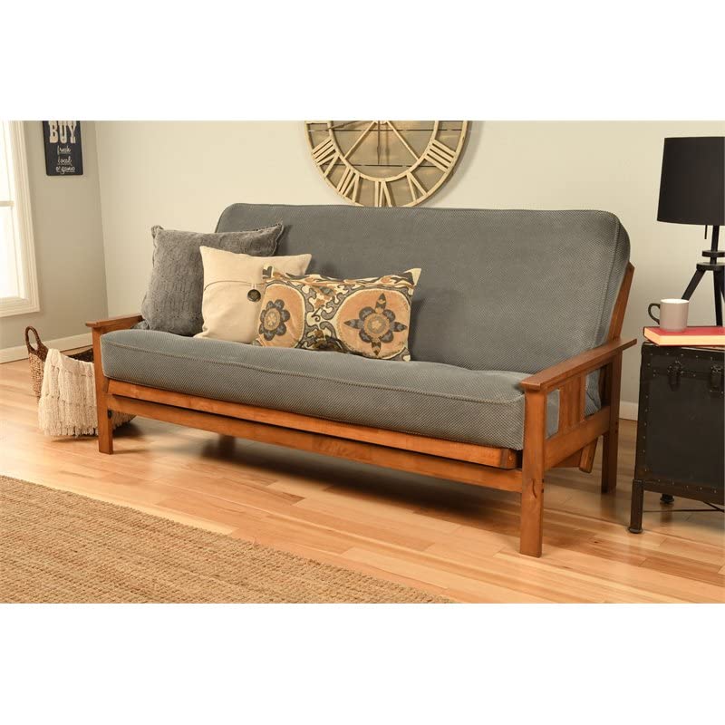 Kodiak Furniture Monterey Barbados Sofa and Marmont Thunder Blue Fabric Mattress