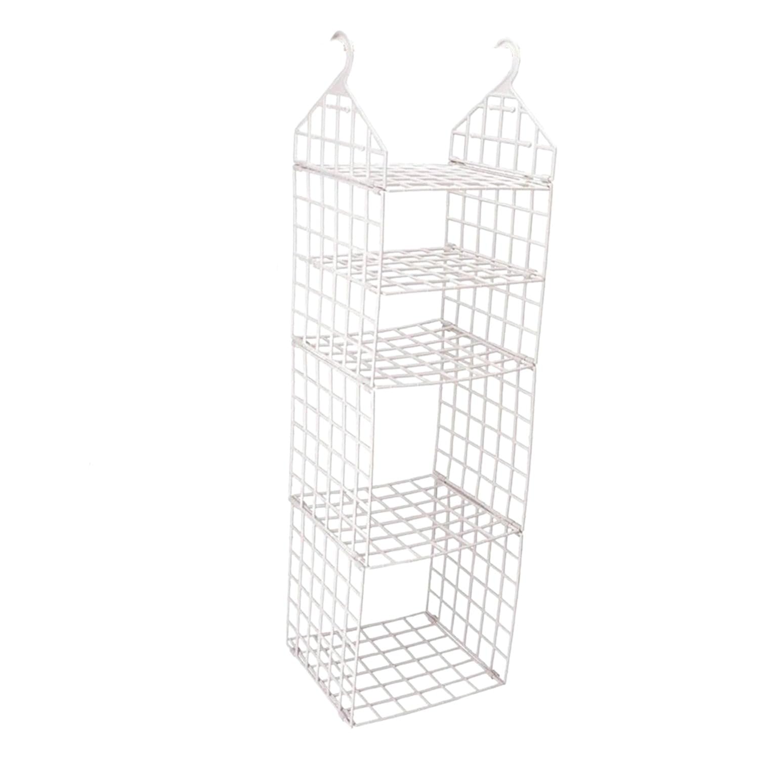Oblivion Hanging Wardrobe Organizer 1 Pc  Multipurpose 5 Layer Foldable Clothes Storage Rack For Closet, Hanging Shelf For TSh