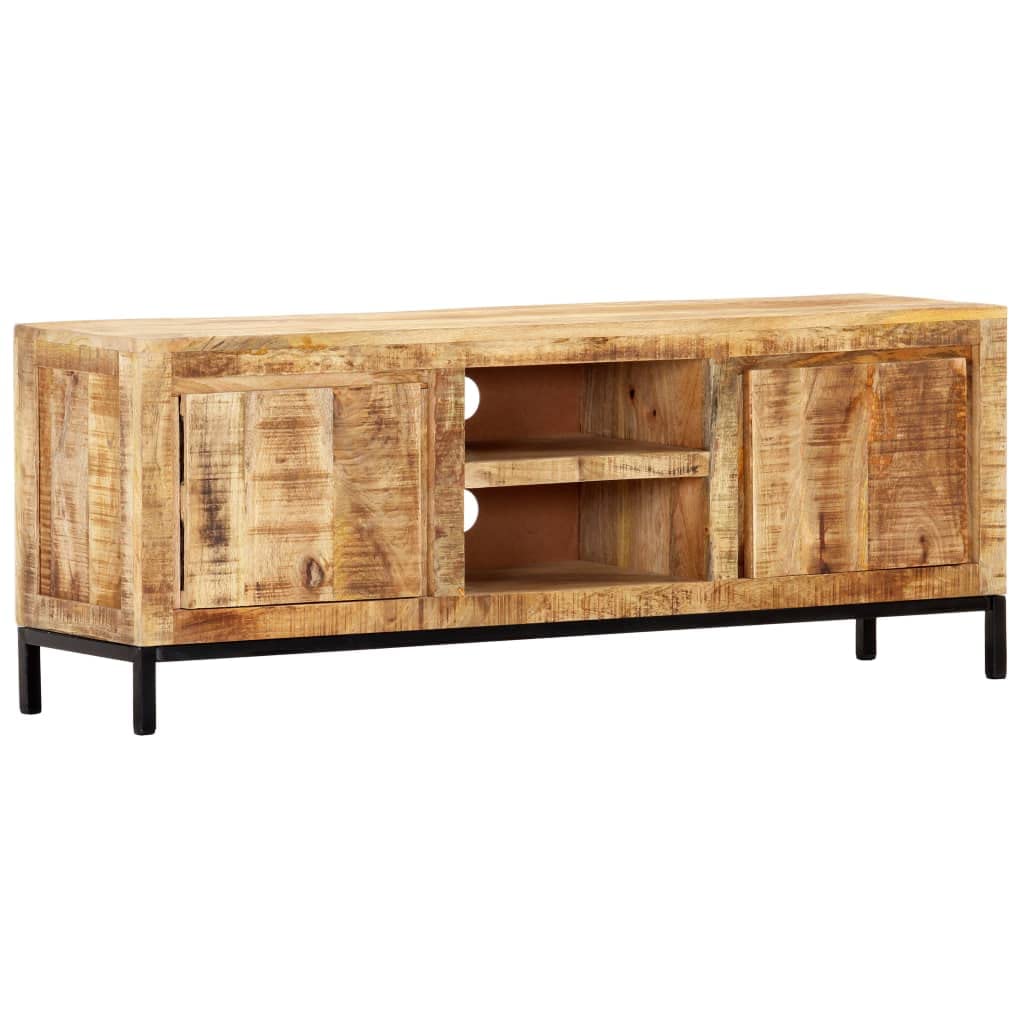 vidaXL TV Cabinet 46.5&quot;x11.8&quot;x17.7&quot; Solid Mango Wood