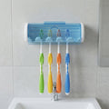 Oblivion Tooth Brush Holder 1 Pc  Wall Mounted Holder with Protective Cover, Dustproof Bathroom Organizer Stand, Self Adhesive 